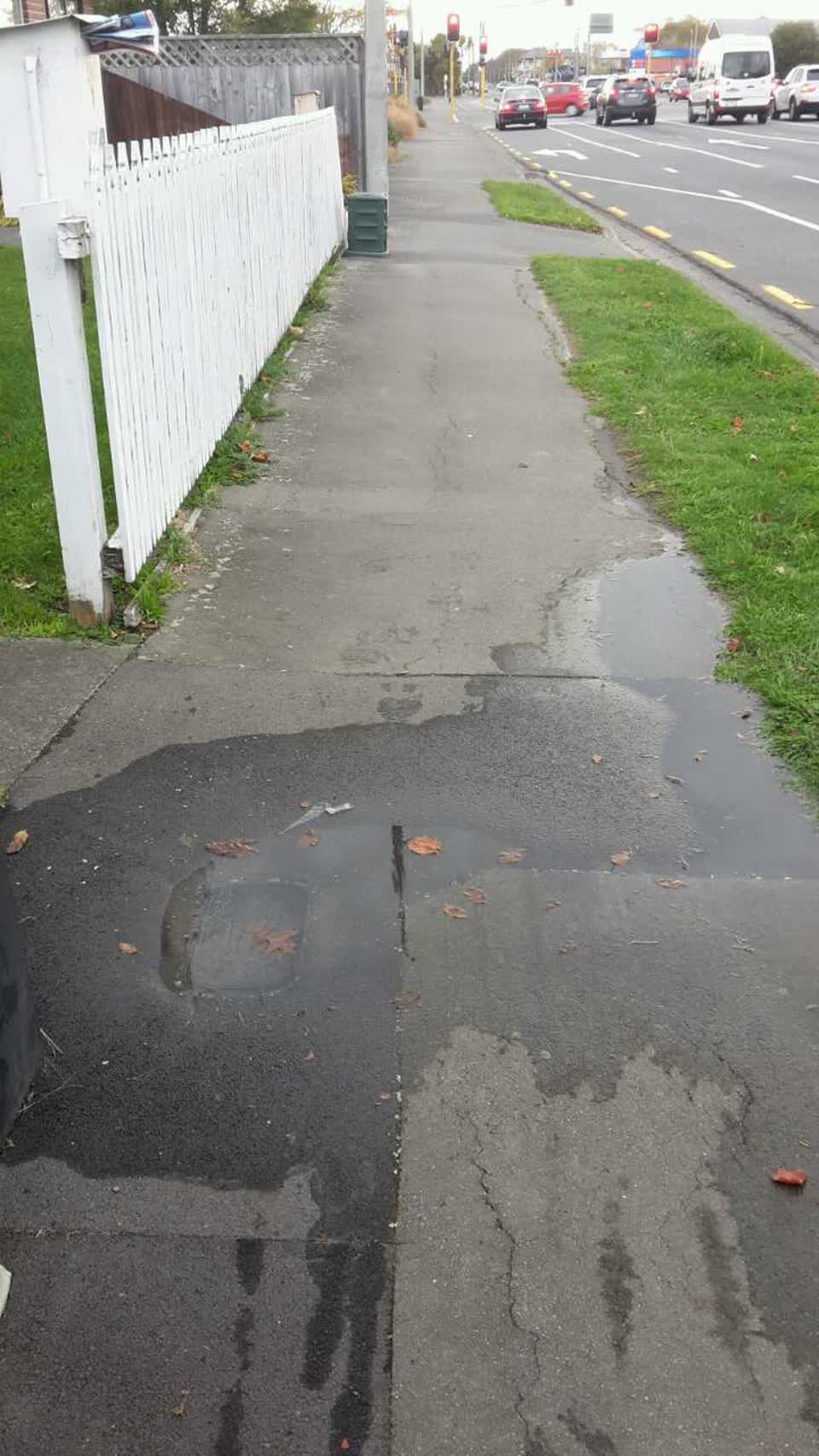 The photograph attached to this water supply report