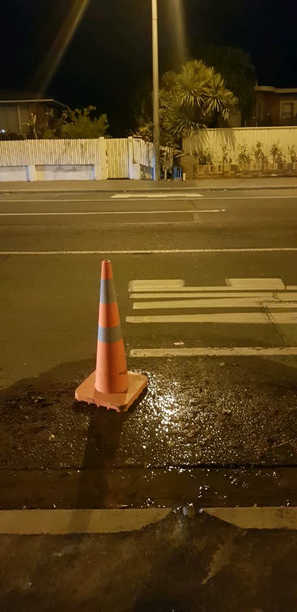 The photograph attached to this water supply report