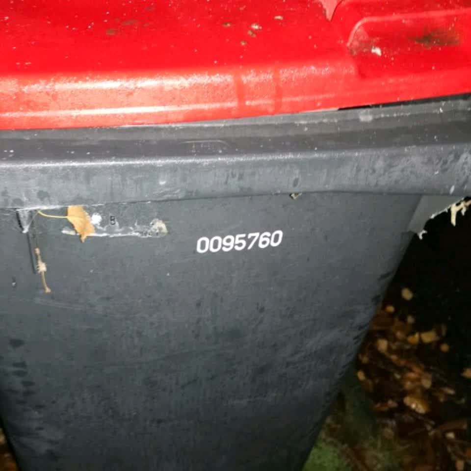 The photograph attached to this rubbish/recycling report