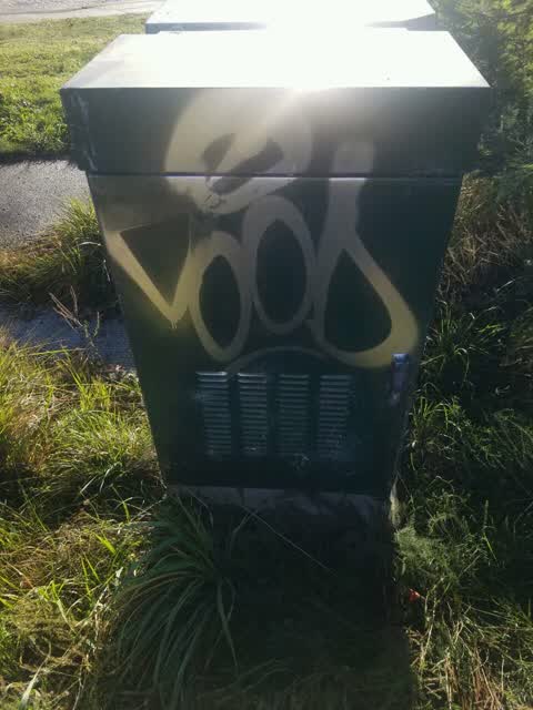Graffiti, a report photo
