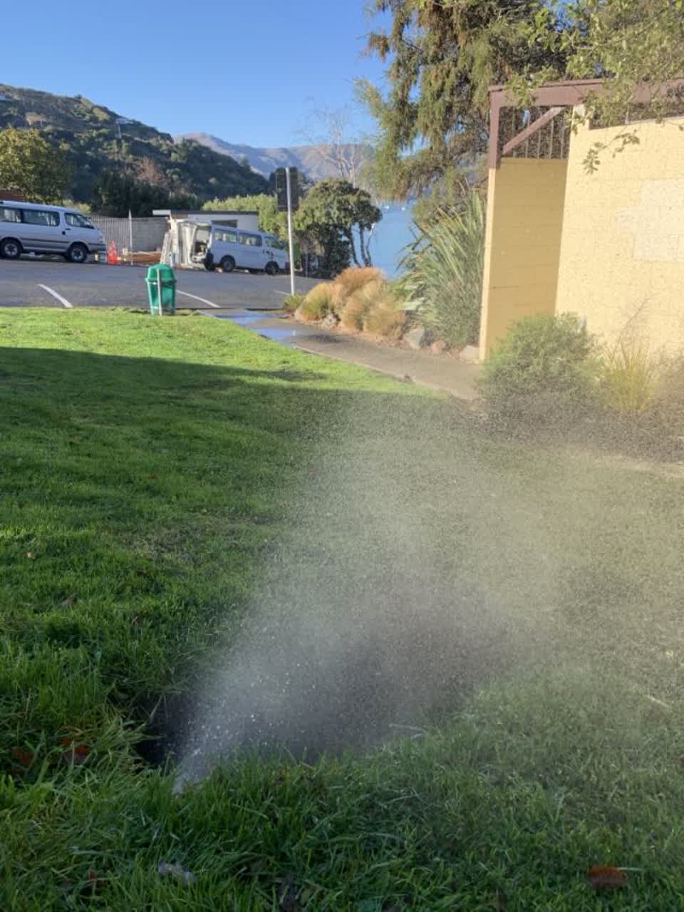 The photograph attached to this water supply report
