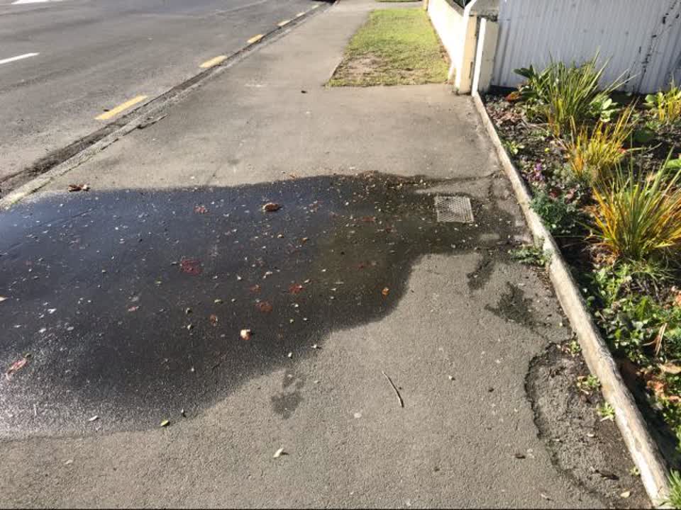 The photograph attached to this water supply report
