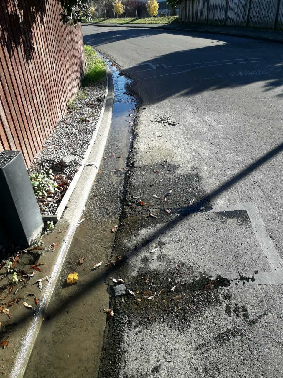 The photograph attached to this water supply report