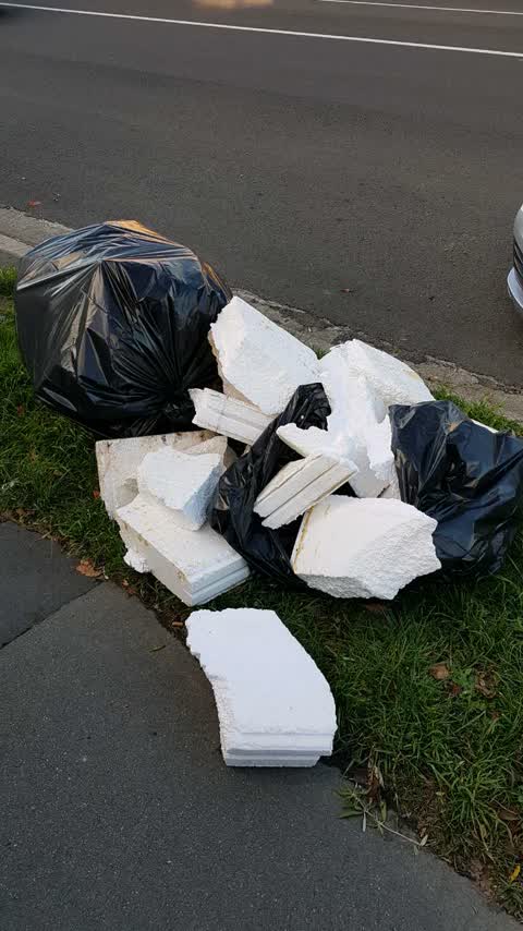 Rubbish/Recycling, a report photo