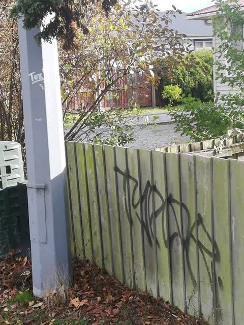 Graffiti, a report photo