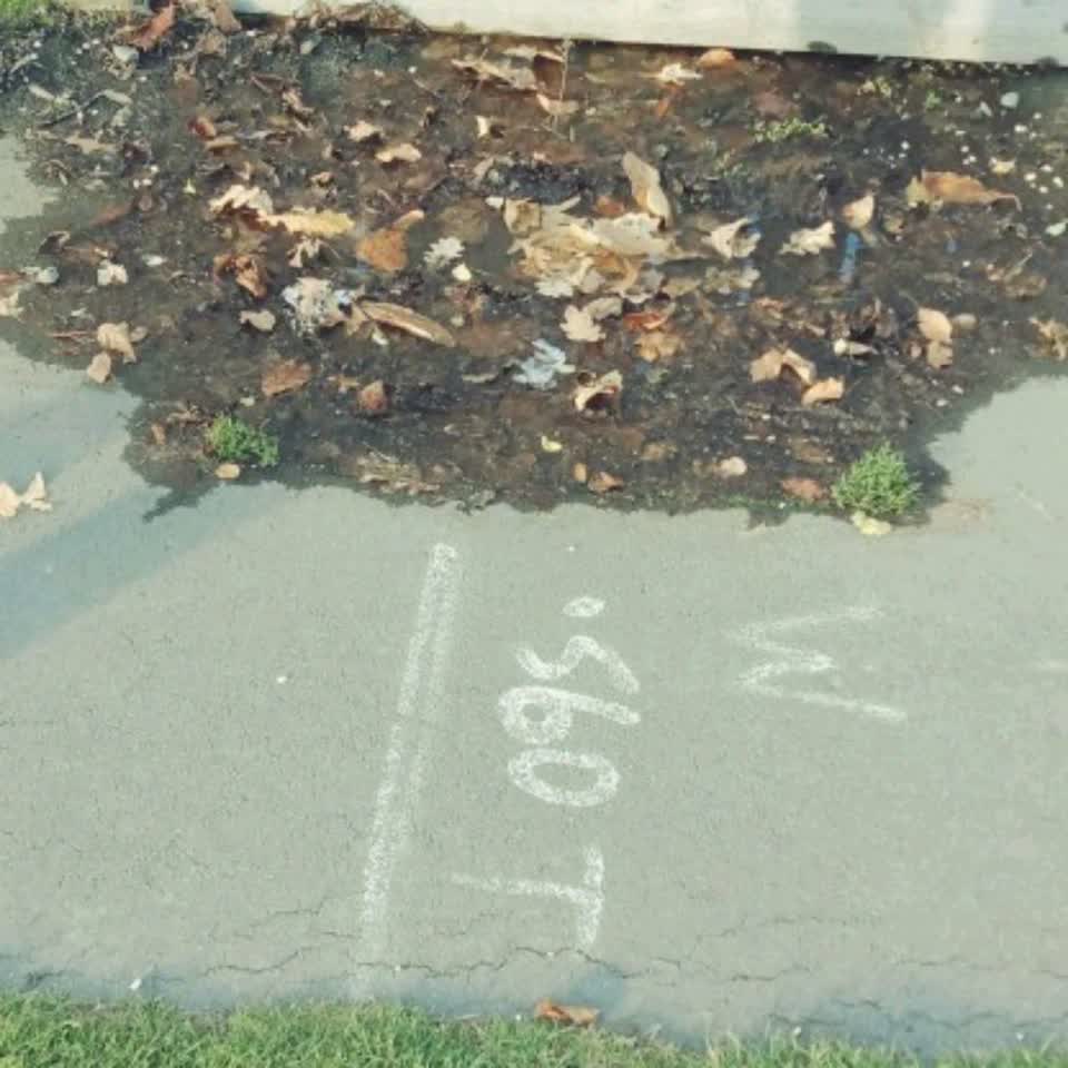 The photograph attached to this wastewater/stormwater report
