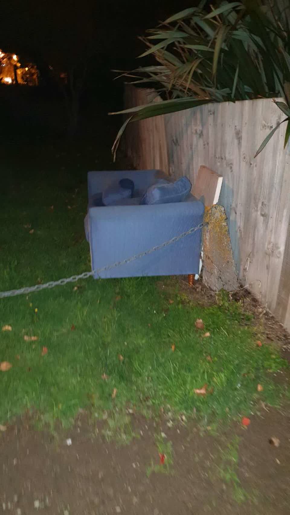 The photograph attached to this rubbish/recycling report