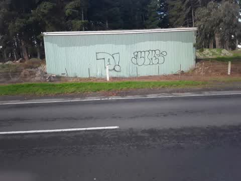Graffiti, a report photo