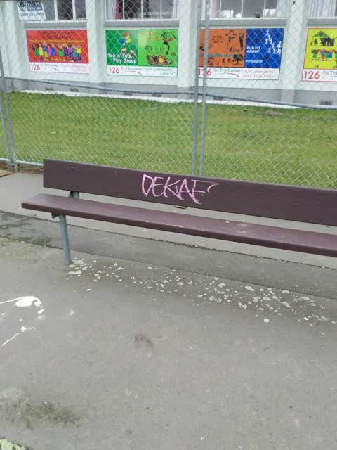 Graffiti, a report photo