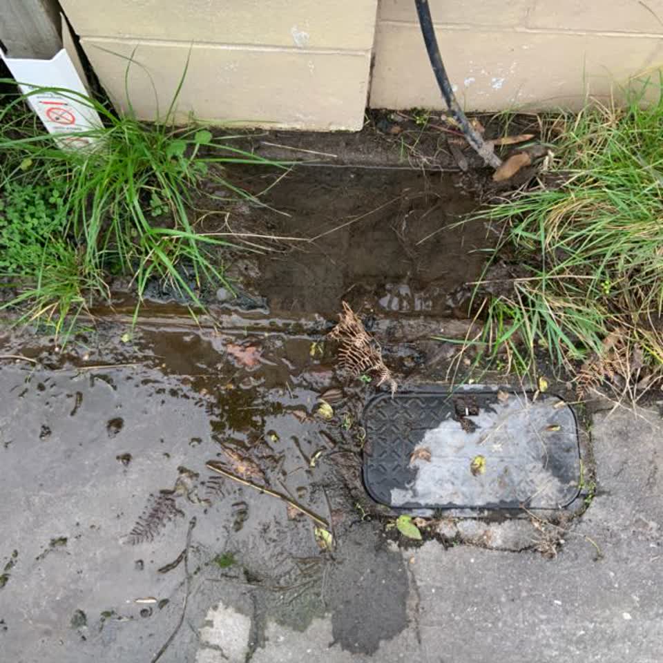 The photograph attached to this wastewater/stormwater report