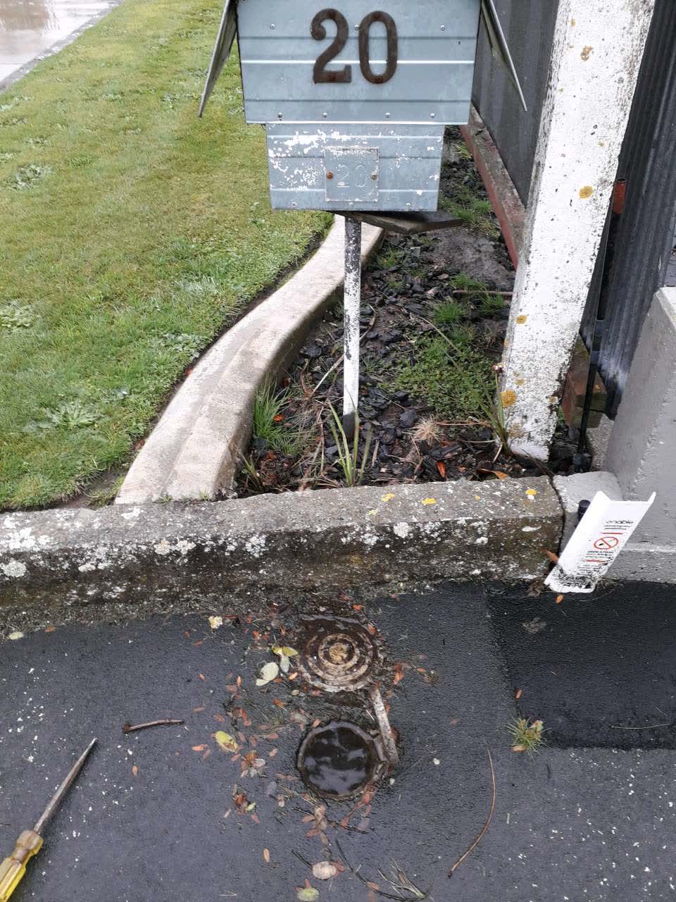 The photograph attached to this water supply report
