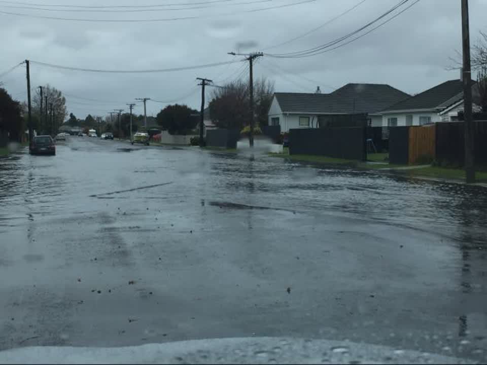 The photograph attached to this flooding report