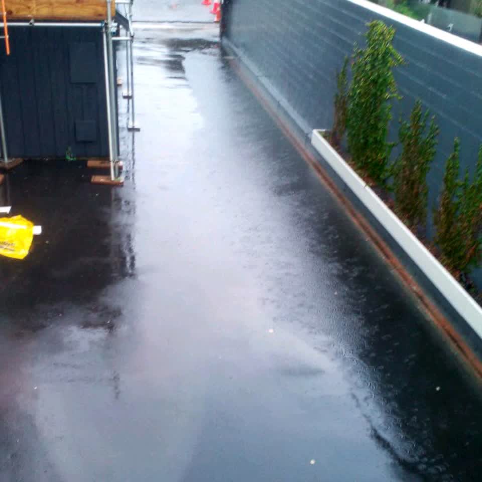 The photograph attached to this flooding report