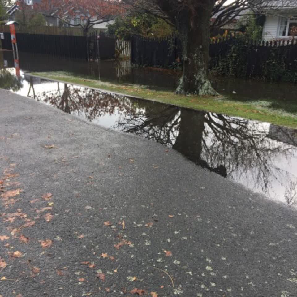 The photograph attached to this wastewater/stormwater report