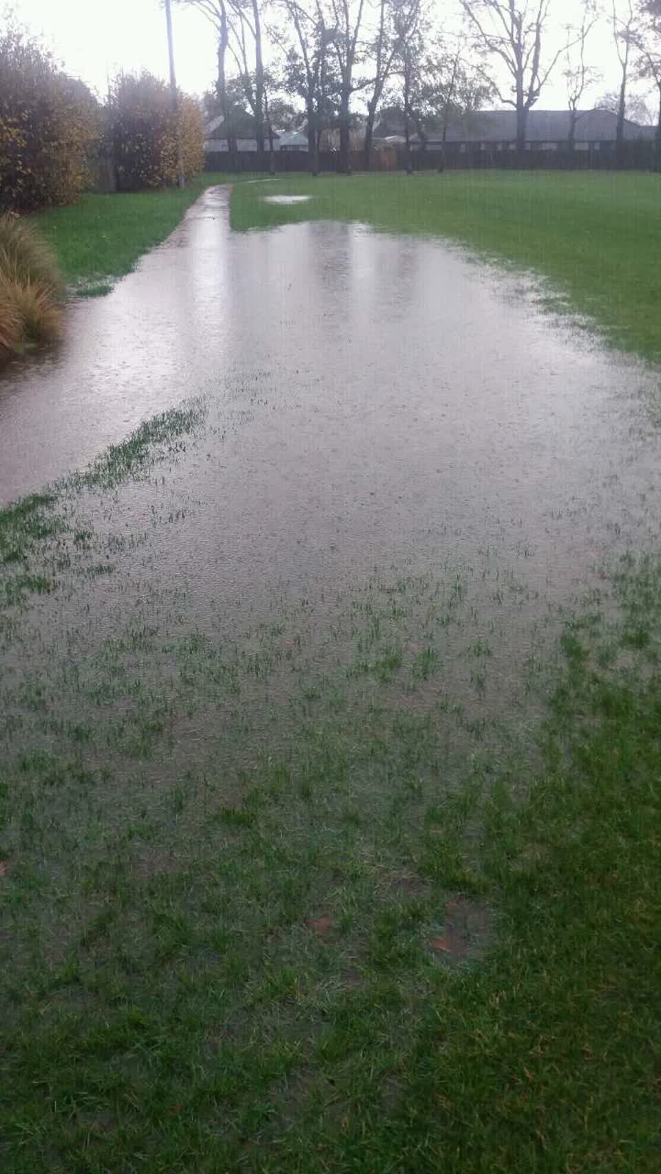 The photograph attached to this flooding report
