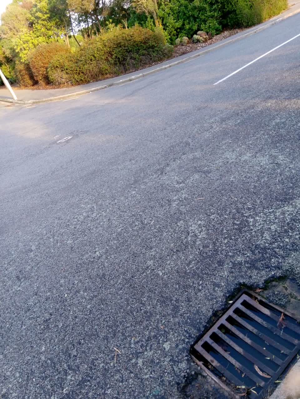 The photograph attached to this wastewater/stormwater report