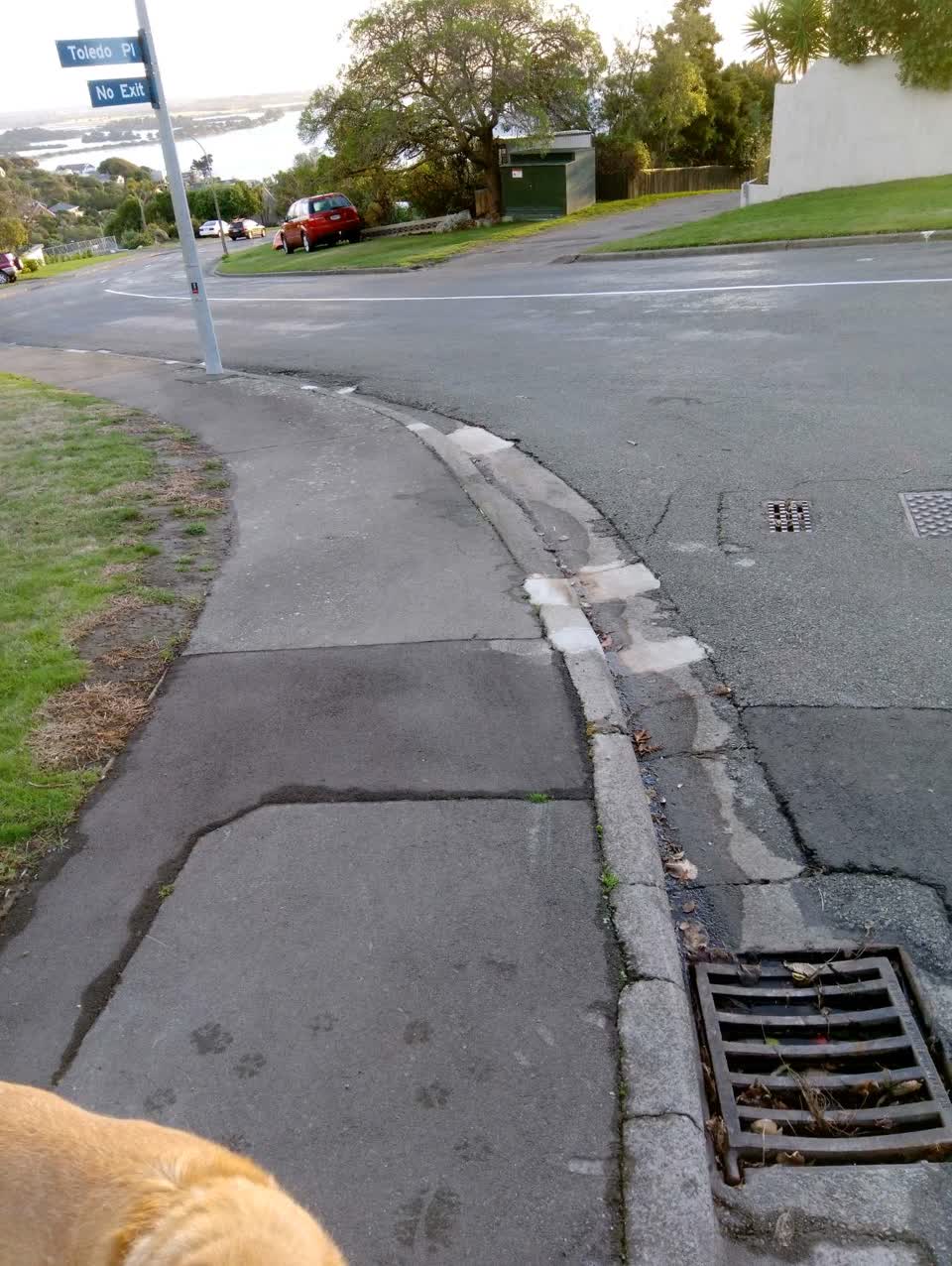 The photograph attached to this wastewater/stormwater report