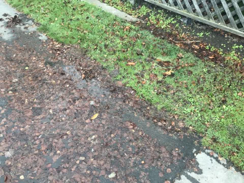 The photograph attached to this wastewater/stormwater report