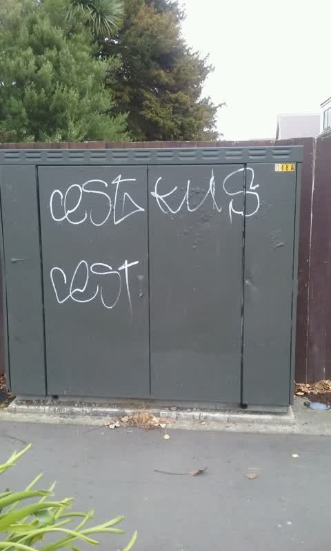 Graffiti, a report photo