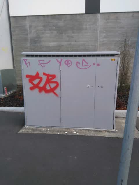Graffiti, a report photo