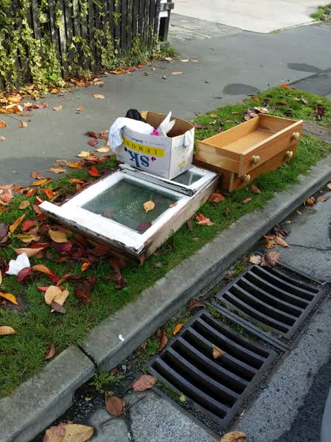 Rubbish/Recycling, a report photo