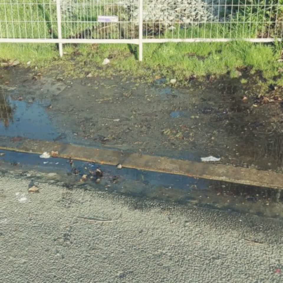 The photograph attached to this wastewater/stormwater report