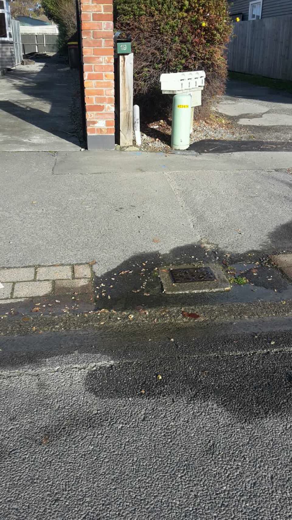 The photograph attached to this water supply report