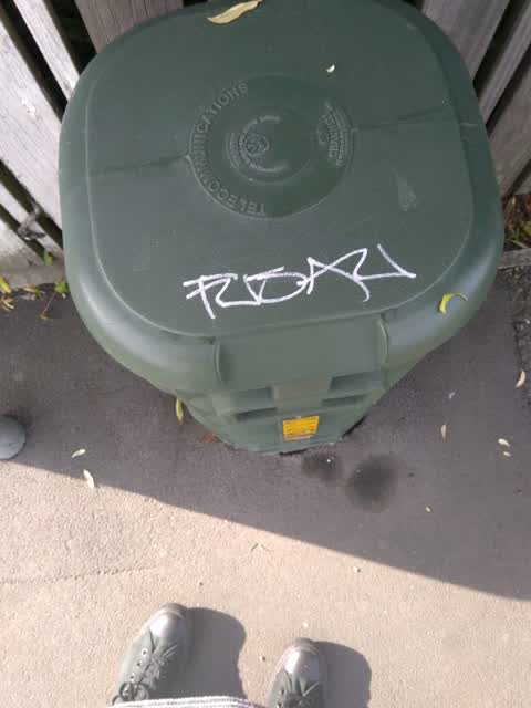 Graffiti, a report photo