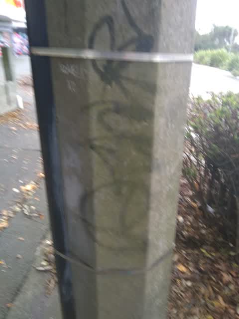 Graffiti, a report photo