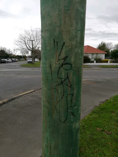 Graffiti, a report photo