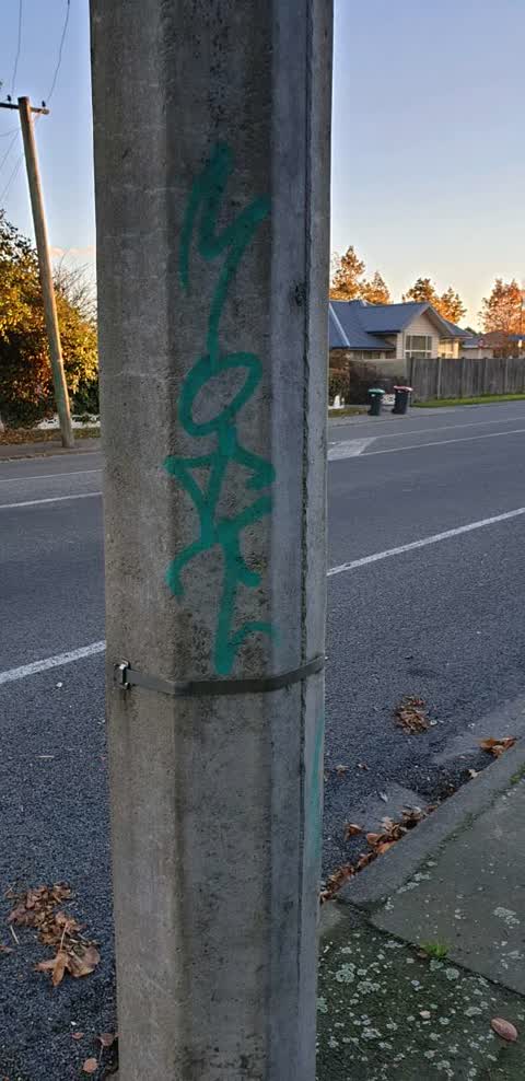 Graffiti, a report photo