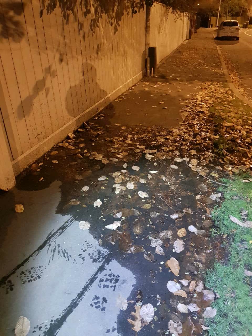 The photograph attached to this water supply report