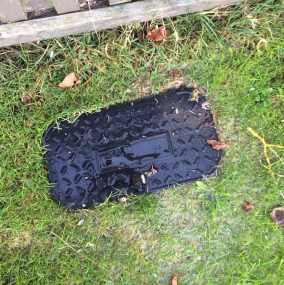 The photograph attached to this water supply report