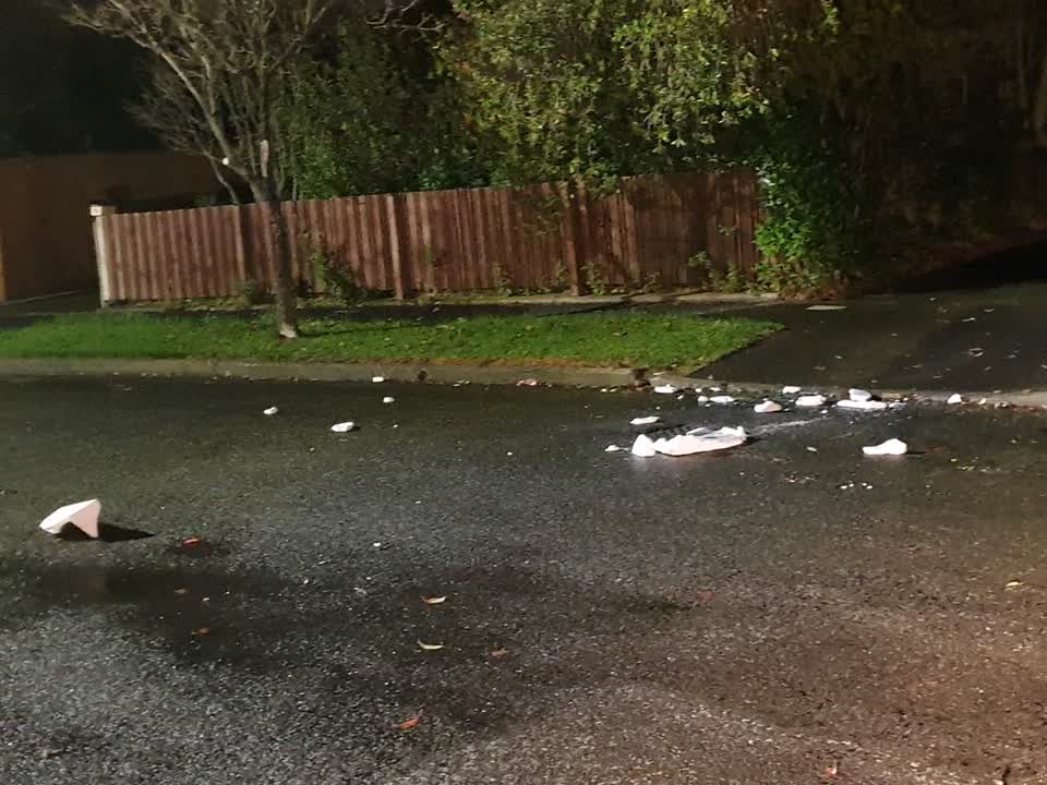 The photograph attached to this rubbish/recycling report