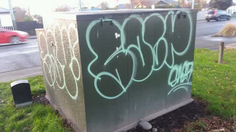 Graffiti, a report photo