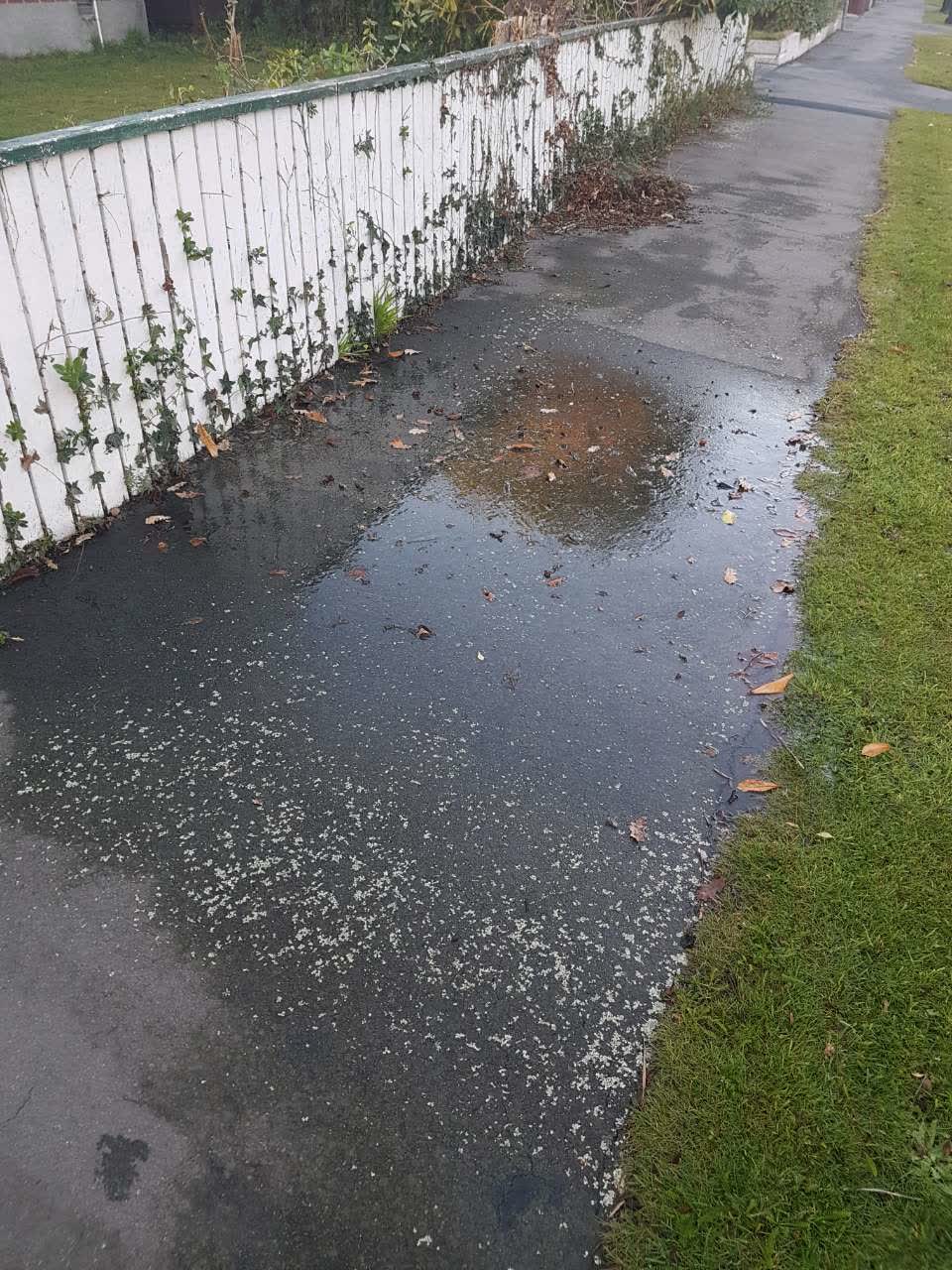 The photograph attached to this water supply report