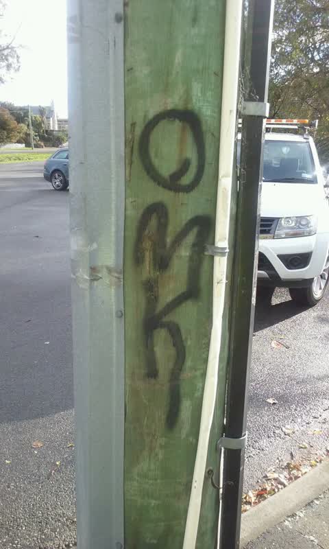 Graffiti, a report photo