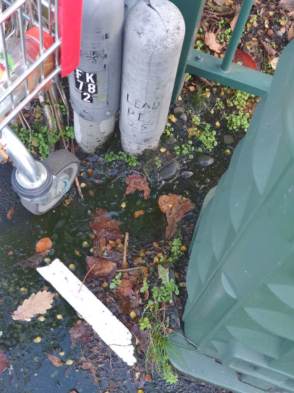 The photograph attached to this water supply report
