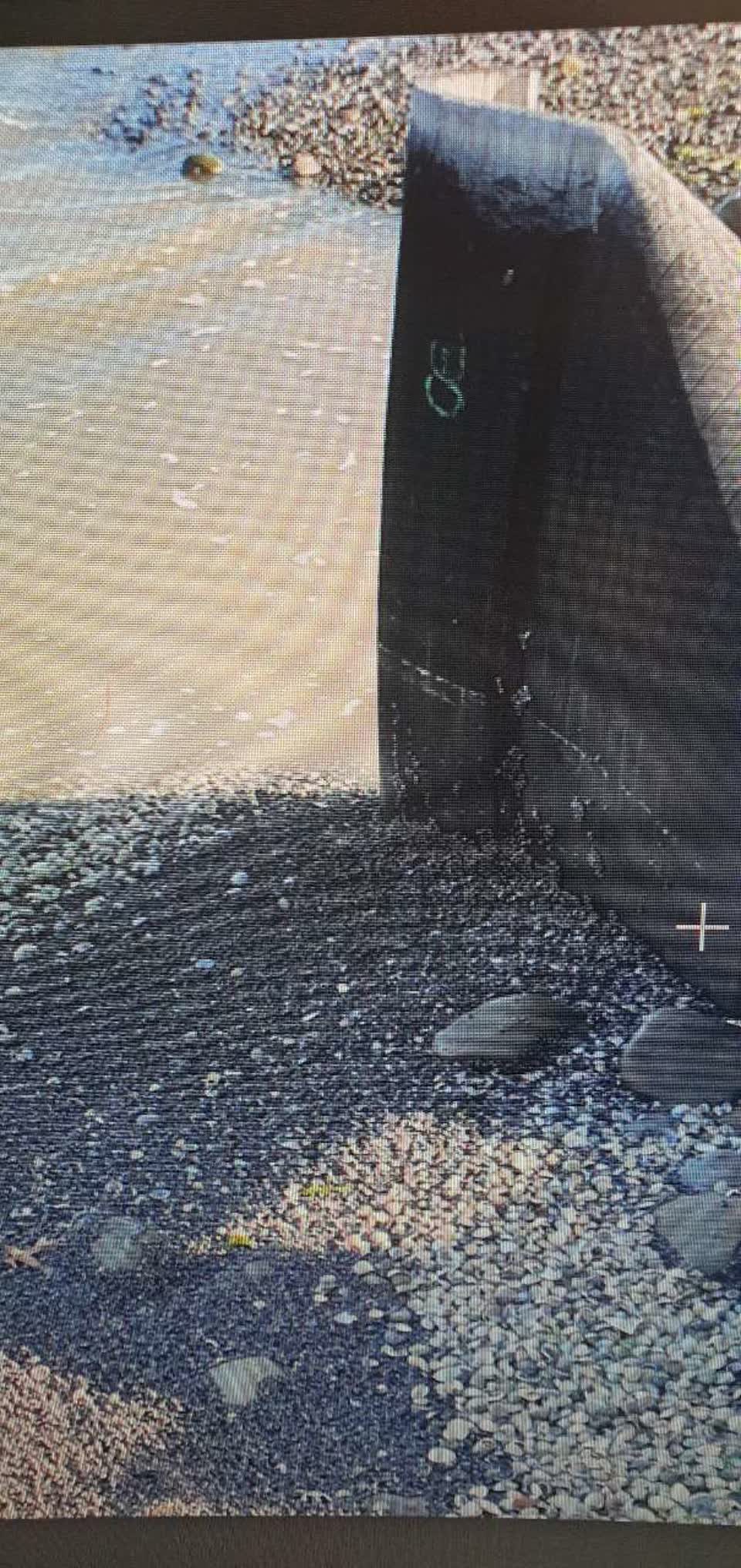 The photograph attached to this wastewater/stormwater report