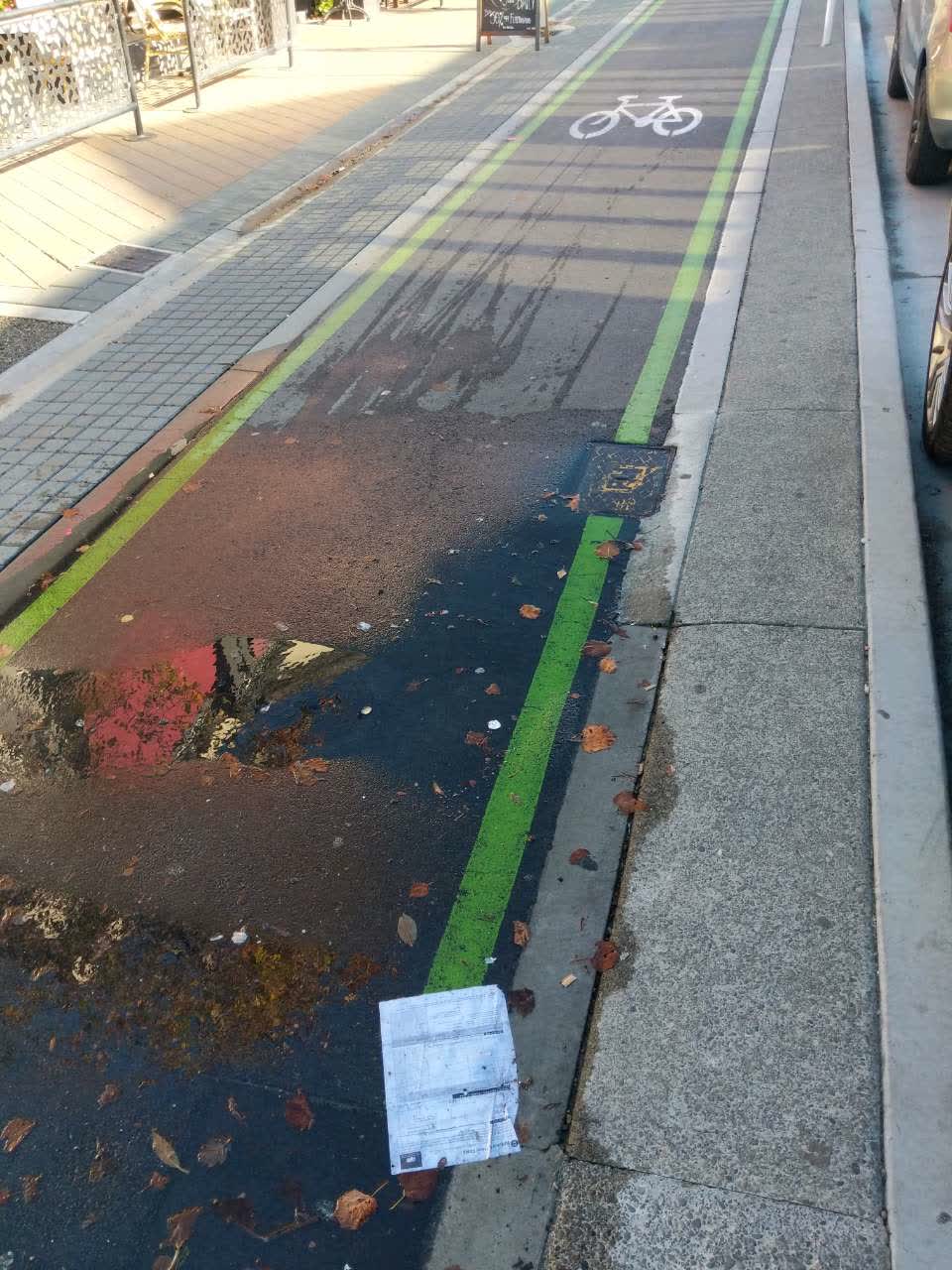 The photograph attached to this water supply report