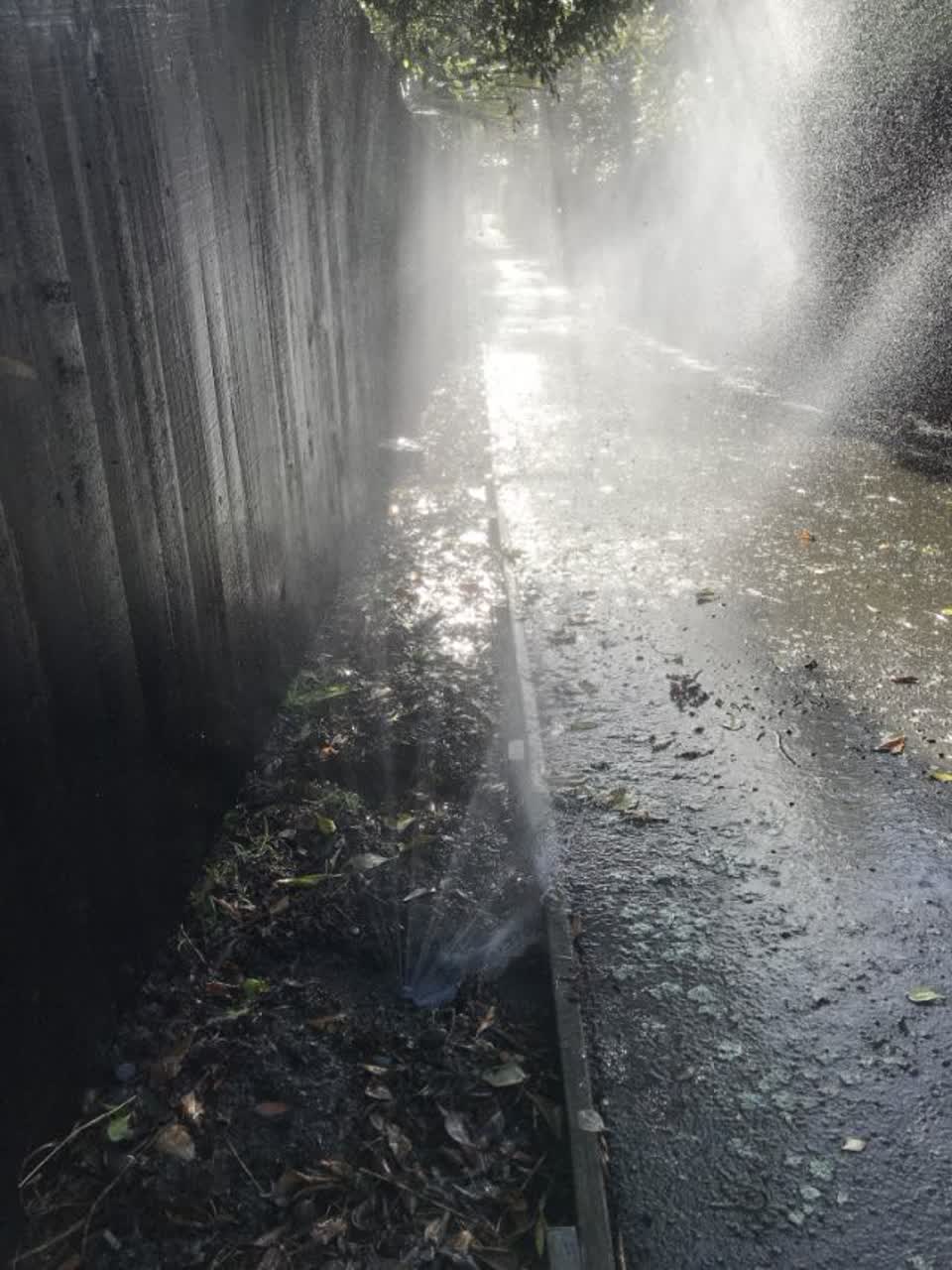 The photograph attached to this water supply report