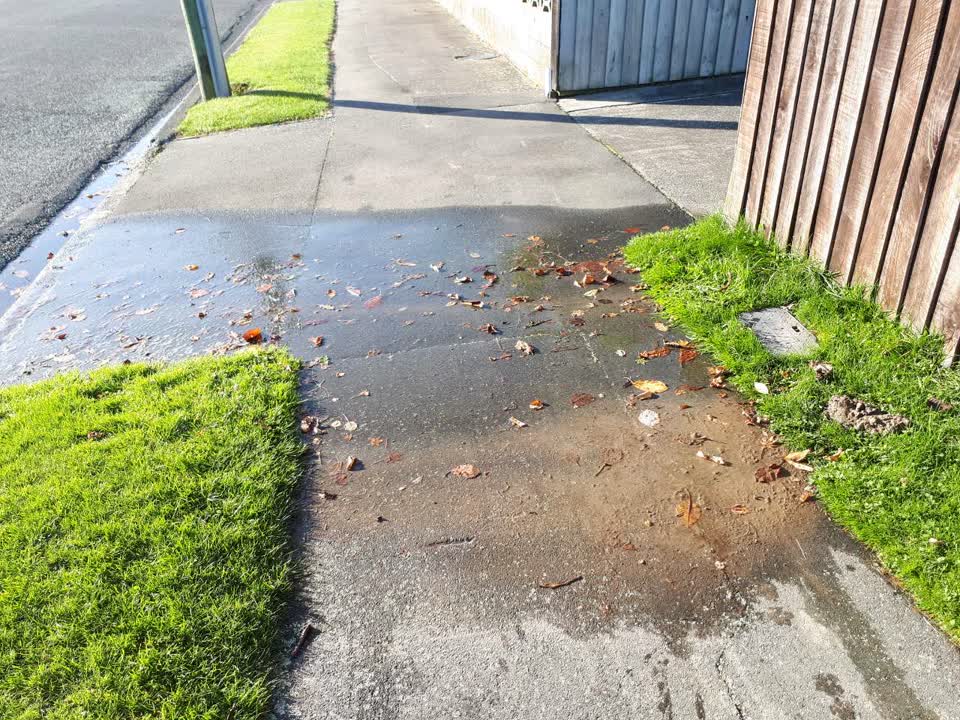 The photograph attached to this water supply report