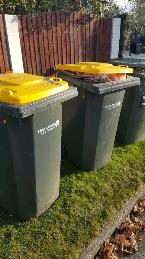 Rubbish/Recycling, a report photo