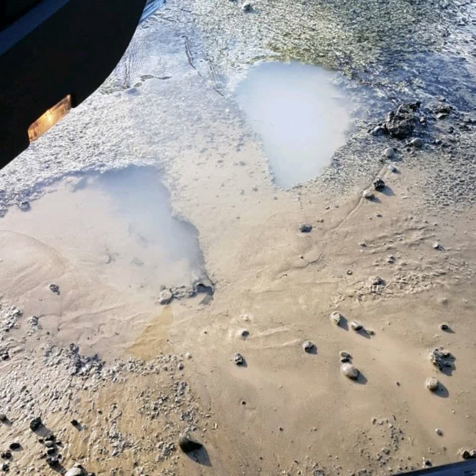 The photograph attached to this flooding report