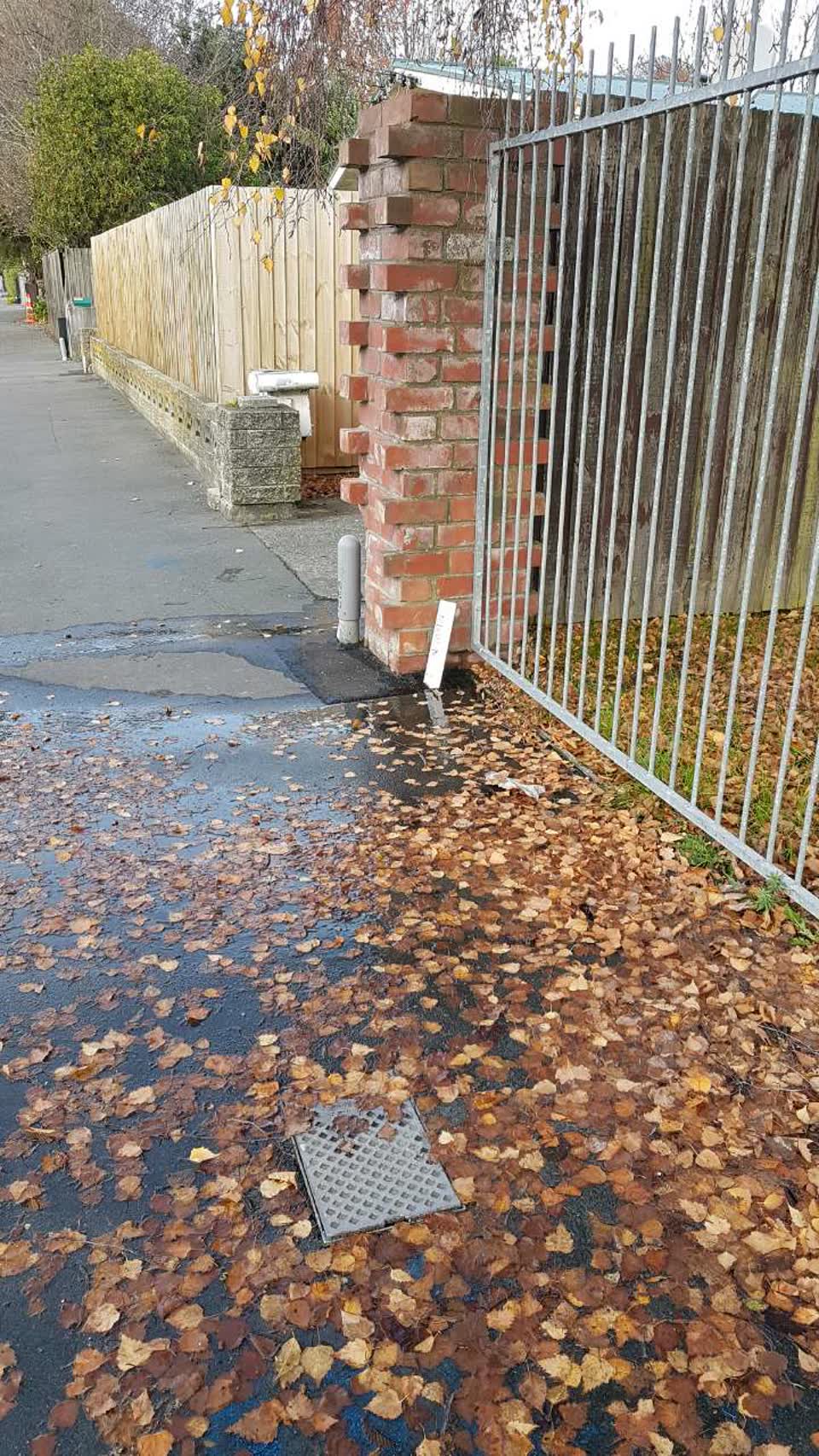 The photograph attached to this water supply report