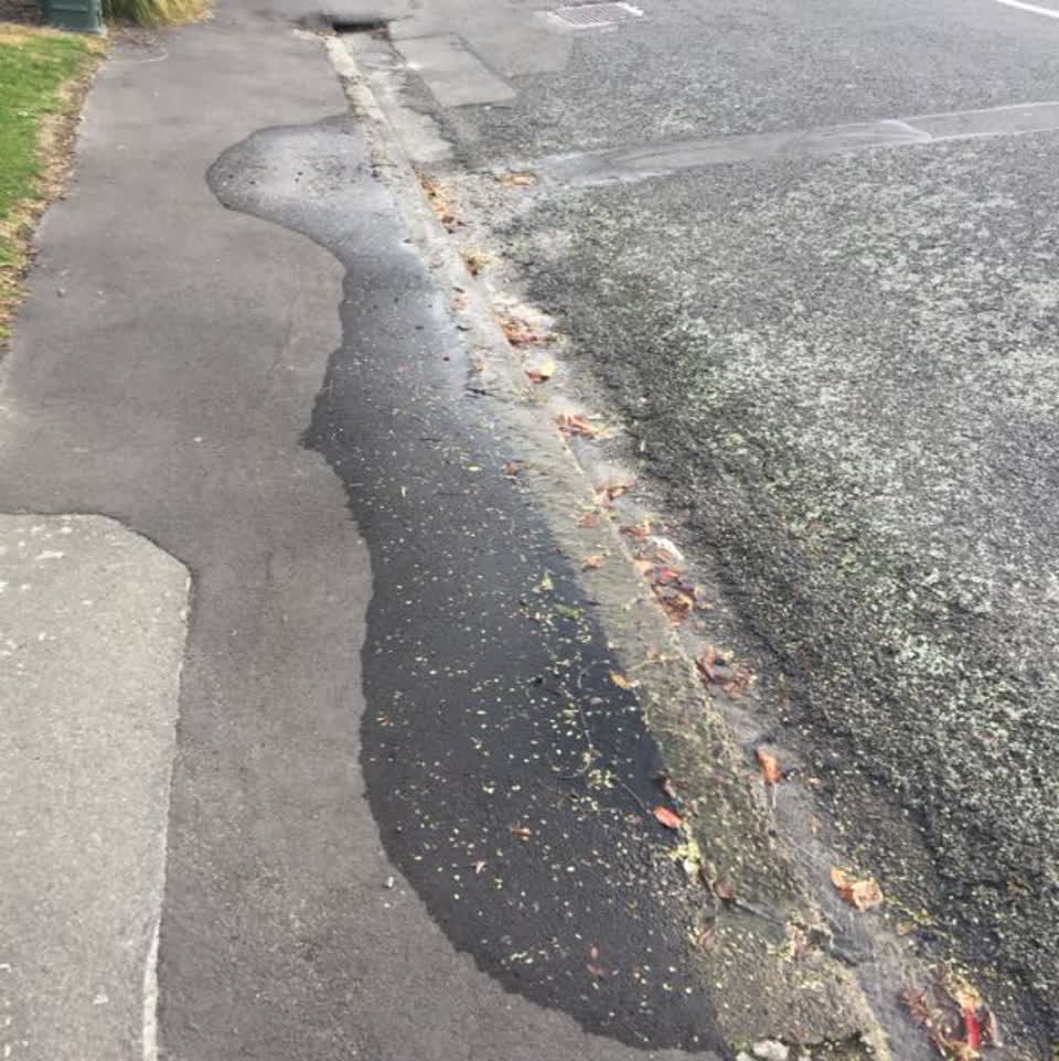 The photograph attached to this water supply report