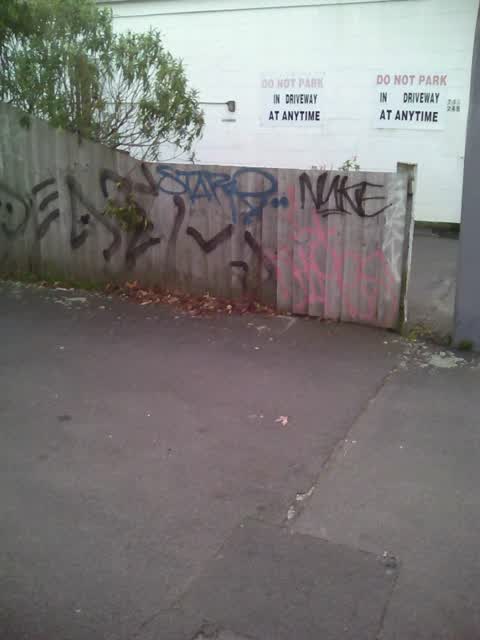 Graffiti, a report photo