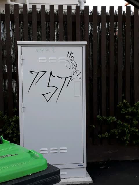 Graffiti, a report photo