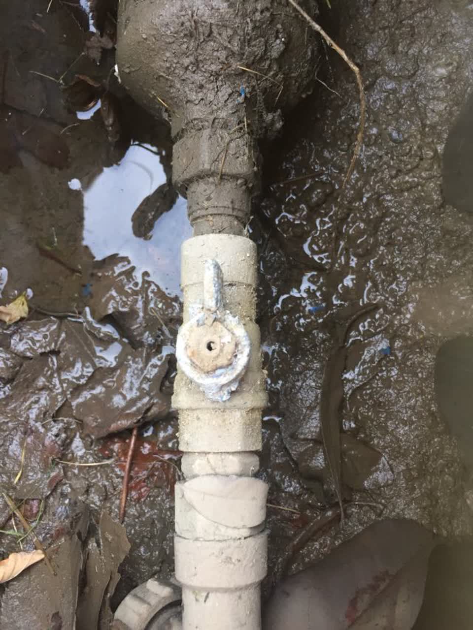 The photograph attached to this water supply report