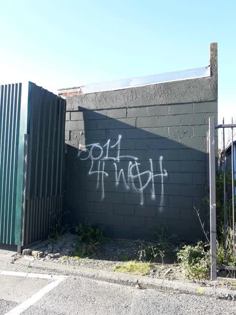 Graffiti, a report photo